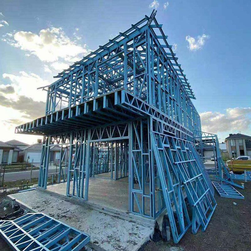 China Modern Luxury Prefabricated Living Modular Light Steel Structure Prefab Villa House