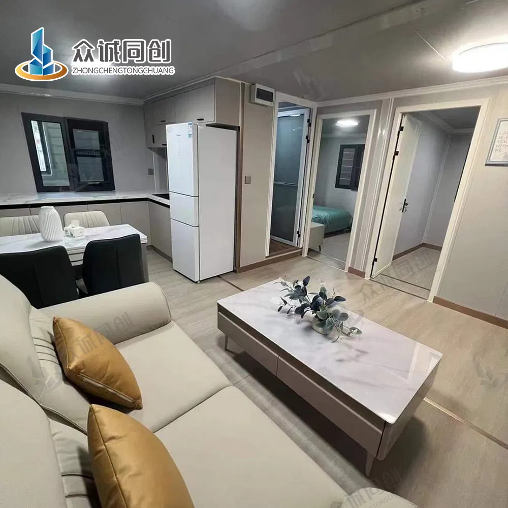 Spacious 40-Foot Expandable Container Home with Modern Bathroom