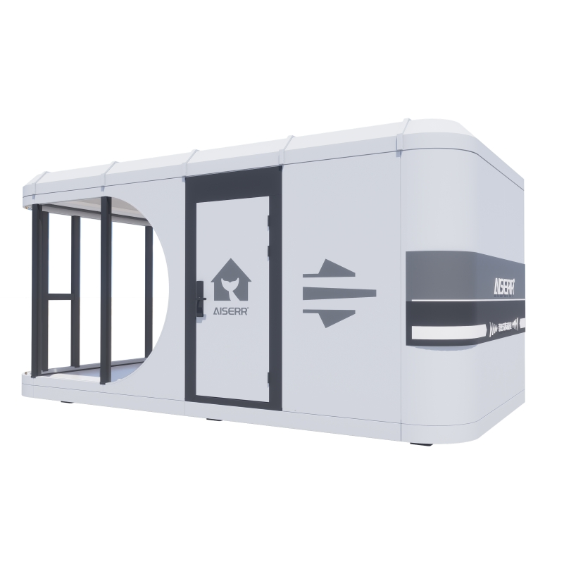 Secure Modular Mobile Home for Homestay Vacation with Galvanized Steel Frame and Polyurethane Insulation Layer