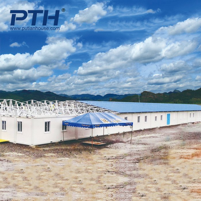 Low Cost Prefabricated Container House as Modular Building in Philippines