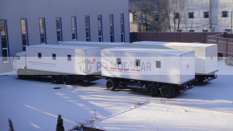 Movable Prefab Mobile Vehicle Truck Medical Container Clinic Hospital for Emergency Rescue