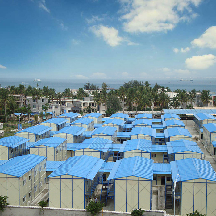 Temporary Prefabricated Sandwich Panel Worker Accommodation