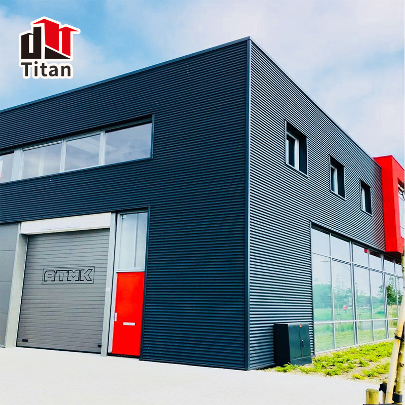 Detachable Flat Pack Container Office Temporary Camp Modular Steel Building