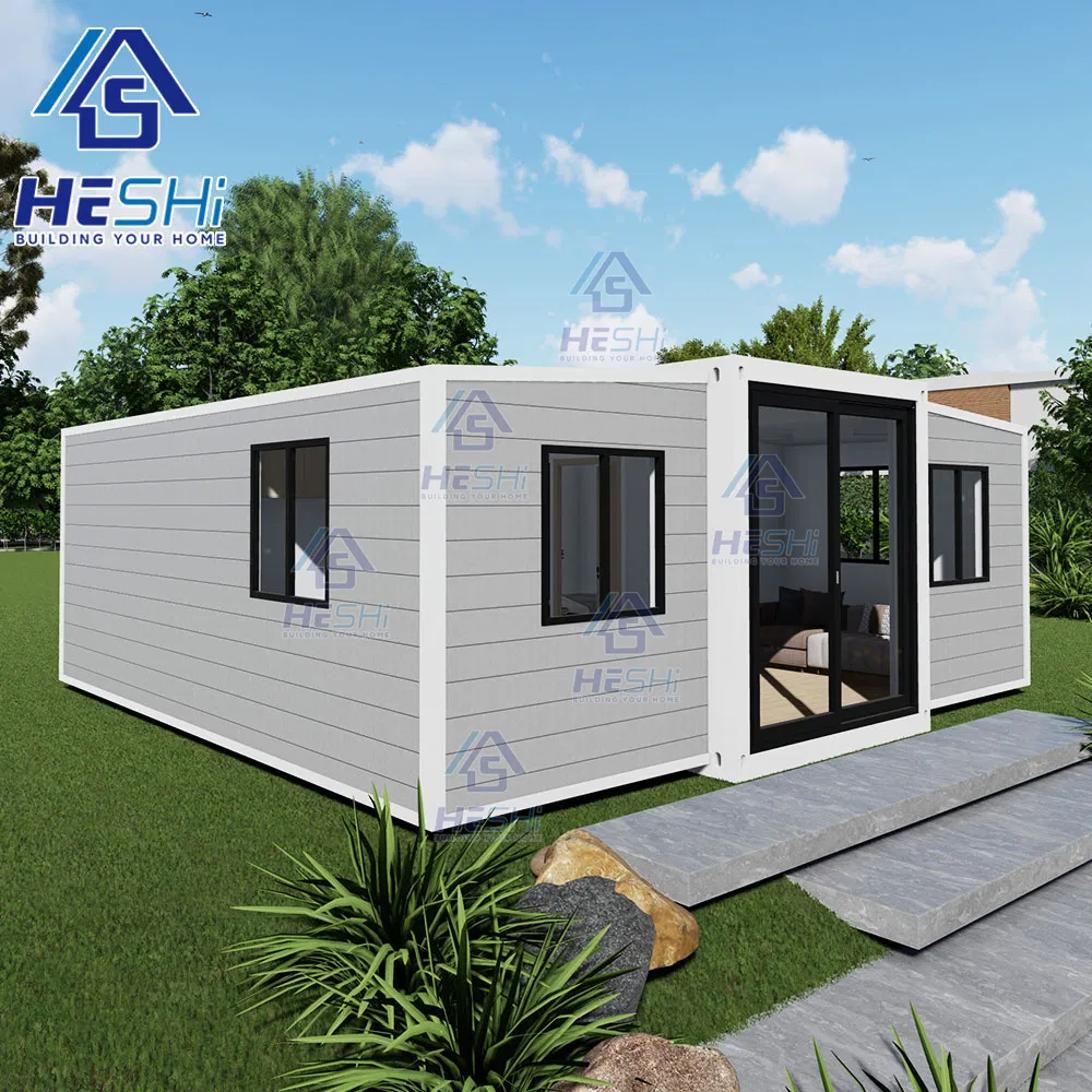 Waterproof Prefab 20FT 30FT 40FT Luxury Movable Home Two Bedroom Prefabricated Light Steel Expandable Container House
