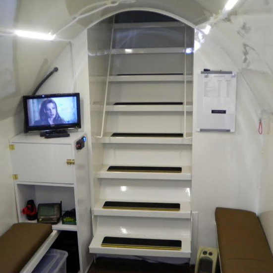 Emergency Secluded Secure Shelter Prevents Disasters Backyard Underground Bunker