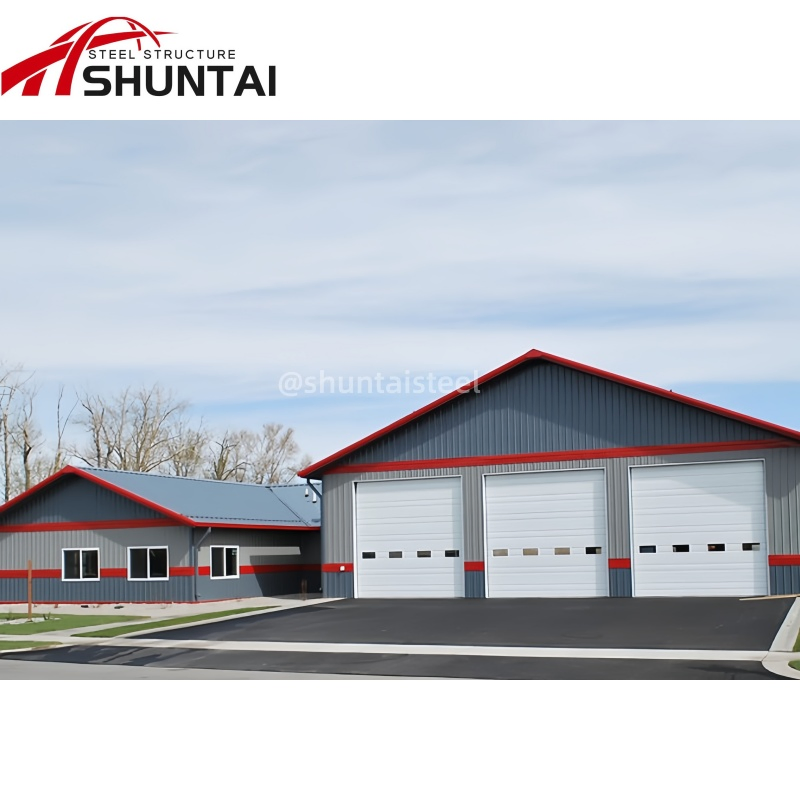 China Factory Building Galvanized Metal Material New Design Workshop Prefab Warehouse Modular Light Heavy House Prefabricated Construction Steel Structure