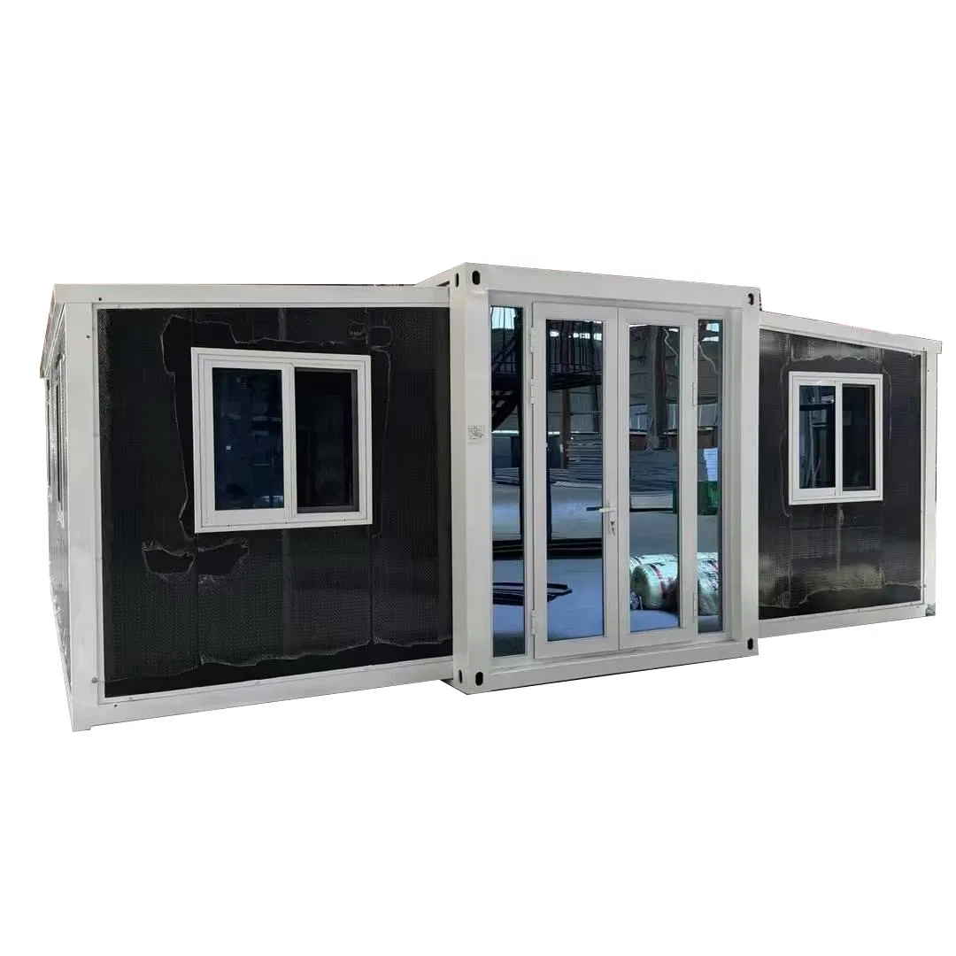 SSR Factory Customized 20/30/40FT Expandable Folding Steel Container House Portable Prefabricated Modular Office Building