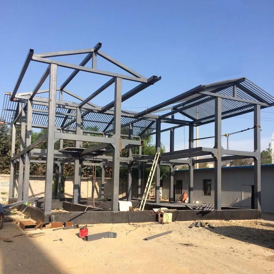 Luxury Light Steel Structure Residential Villa House Prefab Showroom Office Room