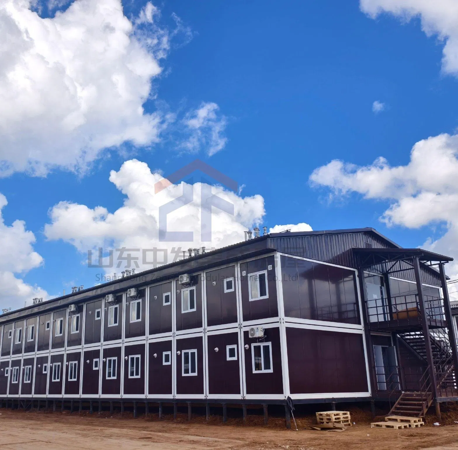 Tiny Living Luxury Prefab Modular Steel Prefabricated Prefab Container House Temporary Building Office Project Housing Camp Building