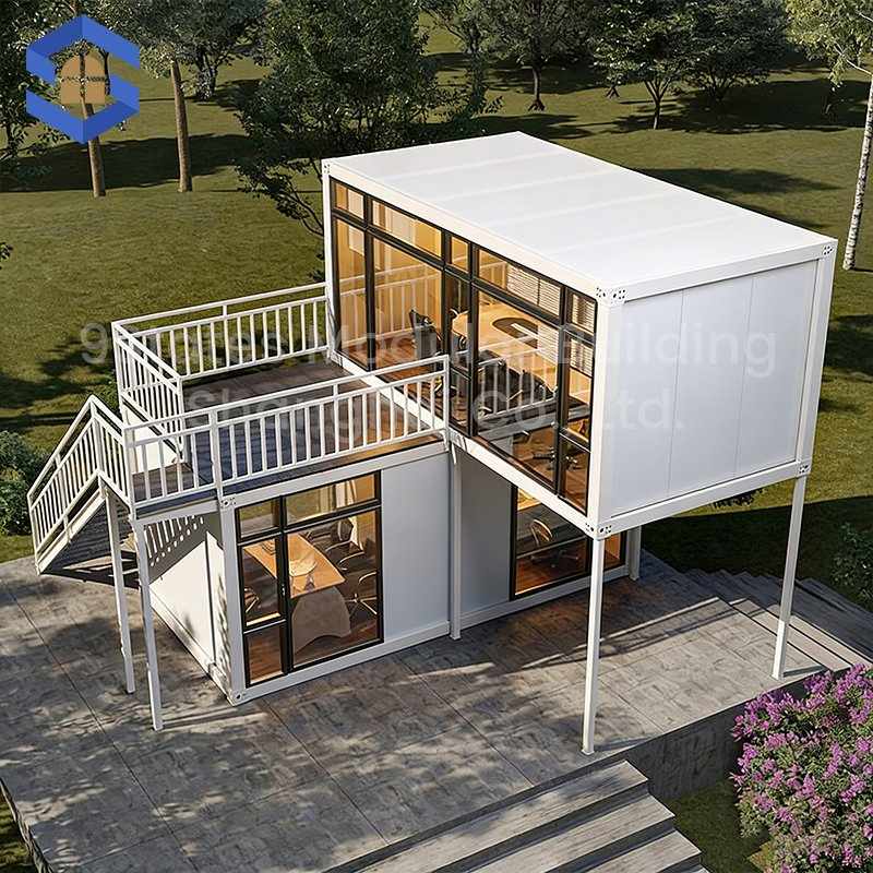 Prefabricated Prefab House Fast Install Easy Assemble Portable House Flat Pack Container Dormitory Accommodation Modular Office Mobile Tiny Container House