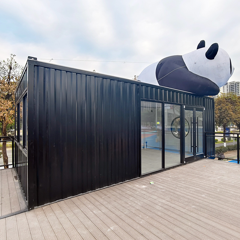 Outdoor Mobile Portable Snack Bar Folding Restaurant Prefab House Container Shop