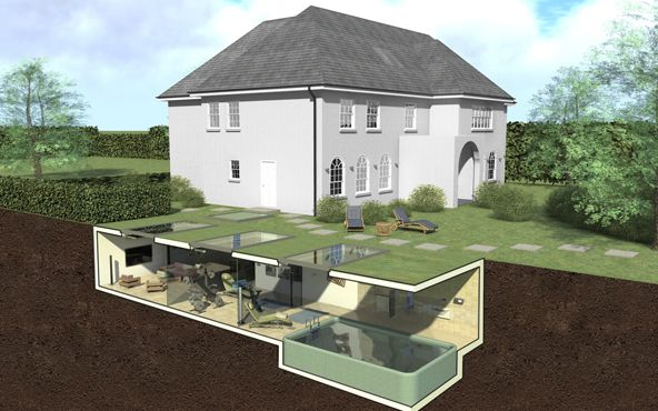 Emergency Refuge Prevents Disasters Backyard Underground Bunker Secluded Shelter