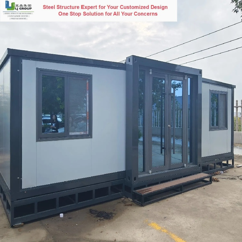 Sandwich Panel Steel Structure Portable Prefab Container House Home Modular Foldable Expandable Container House Prefabricated Building