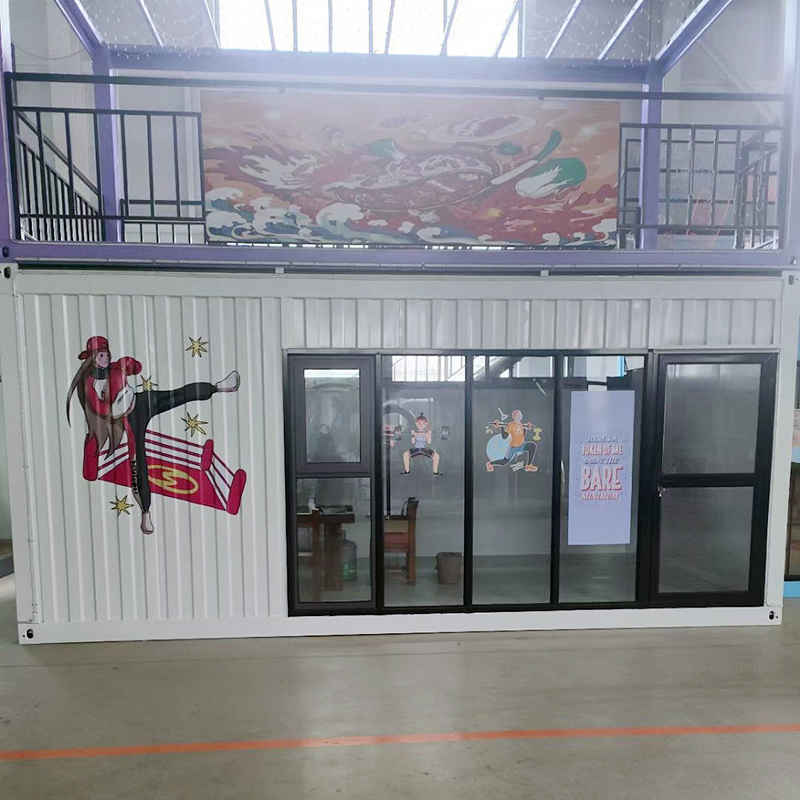 Low Cost Temporary Mobile Prefab House Modern Tiny Customized Prefabricated Container Shop