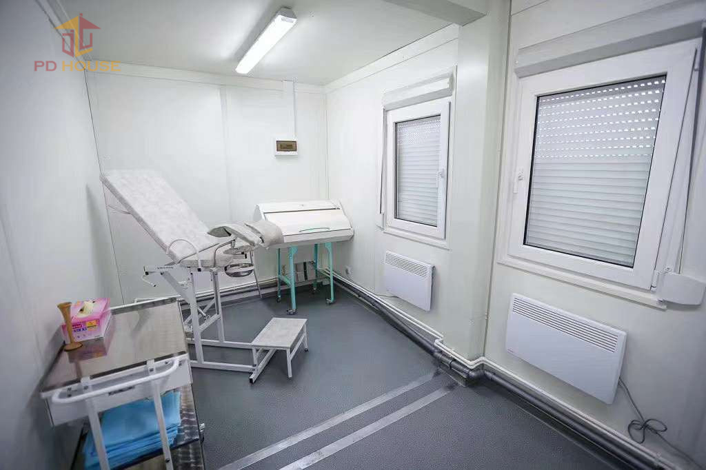 Prefabricated Container Disease Portable Ready Made Hospital Clinic Lab Isolation Room
