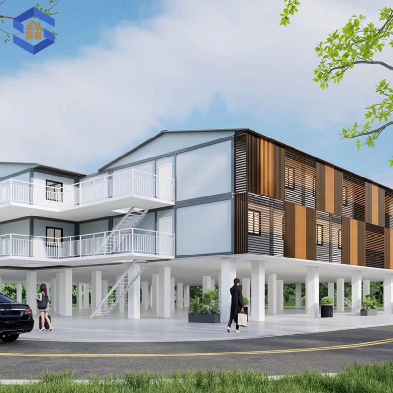 ISO Certified Stackable Modular Easy to Install Transportable Site Container Based Mobile Portable Modular Prefabricated Prefab Container Work Office