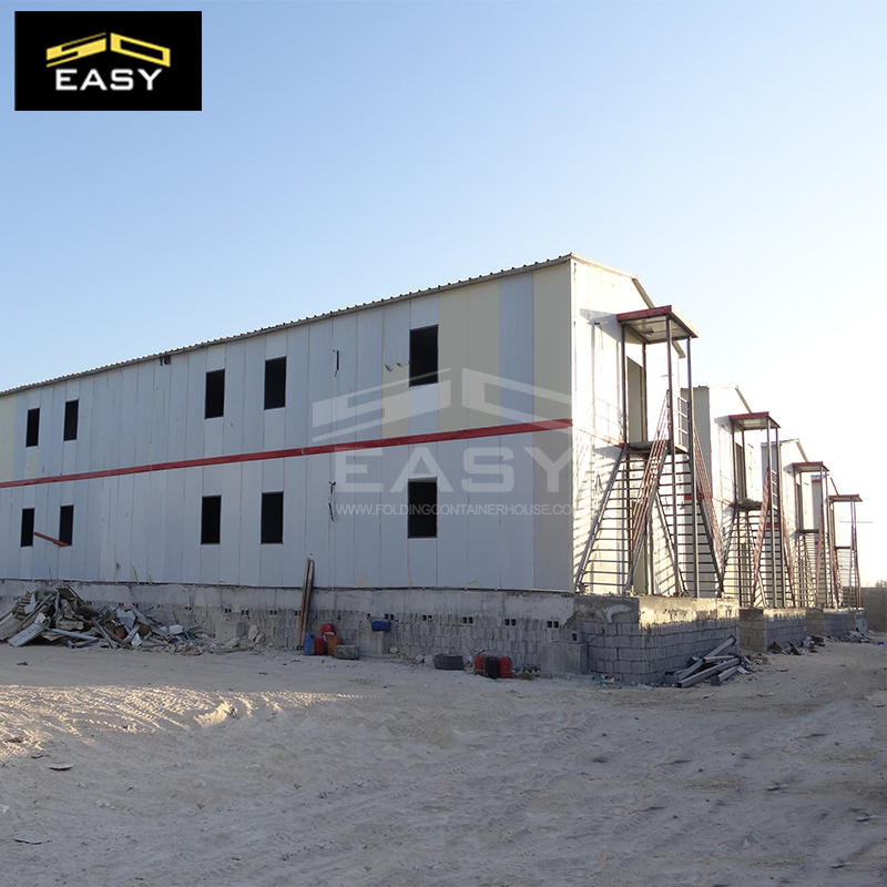 New Design Two Floor Prefabricated Site Office Modular Prefab Building