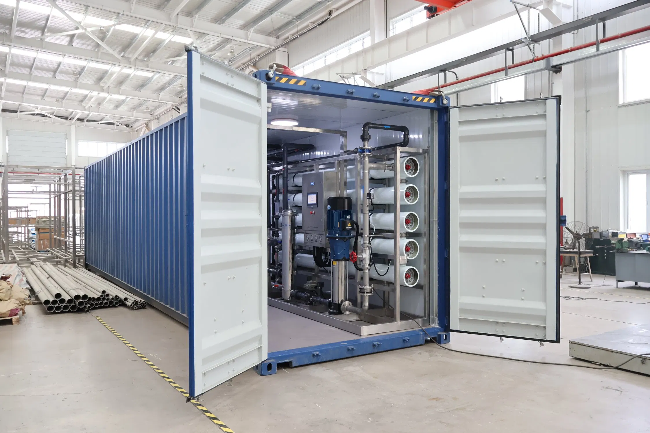 15tph Mobile RO Water Treatment System Reverse Osmosis Containerized Water System