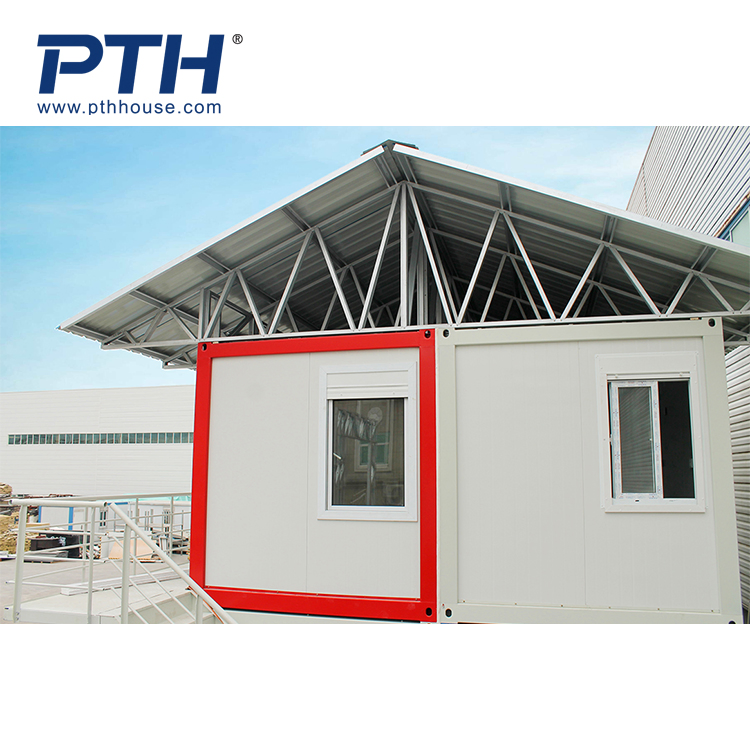 Fast Installation Flat Pack Container Combined 40FT 40FT Modular Luxury Prefabricated House Building