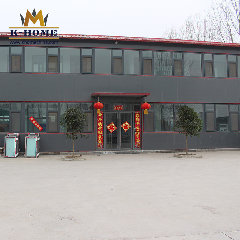 Two-Story Manufactured Prefab Housing Relocatable Steel Frame Office Buildings