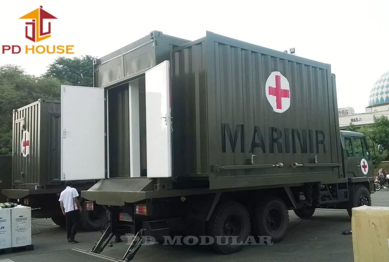 Prefab Modern Portable Container Vehicle Clinic for Rescue