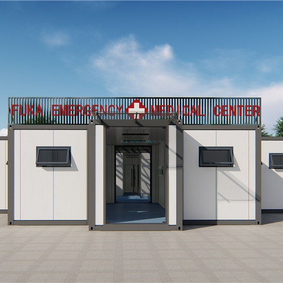Temporary Mobile Prefabricated Prefab Medical Health Care Emergency Medical Container Clinic