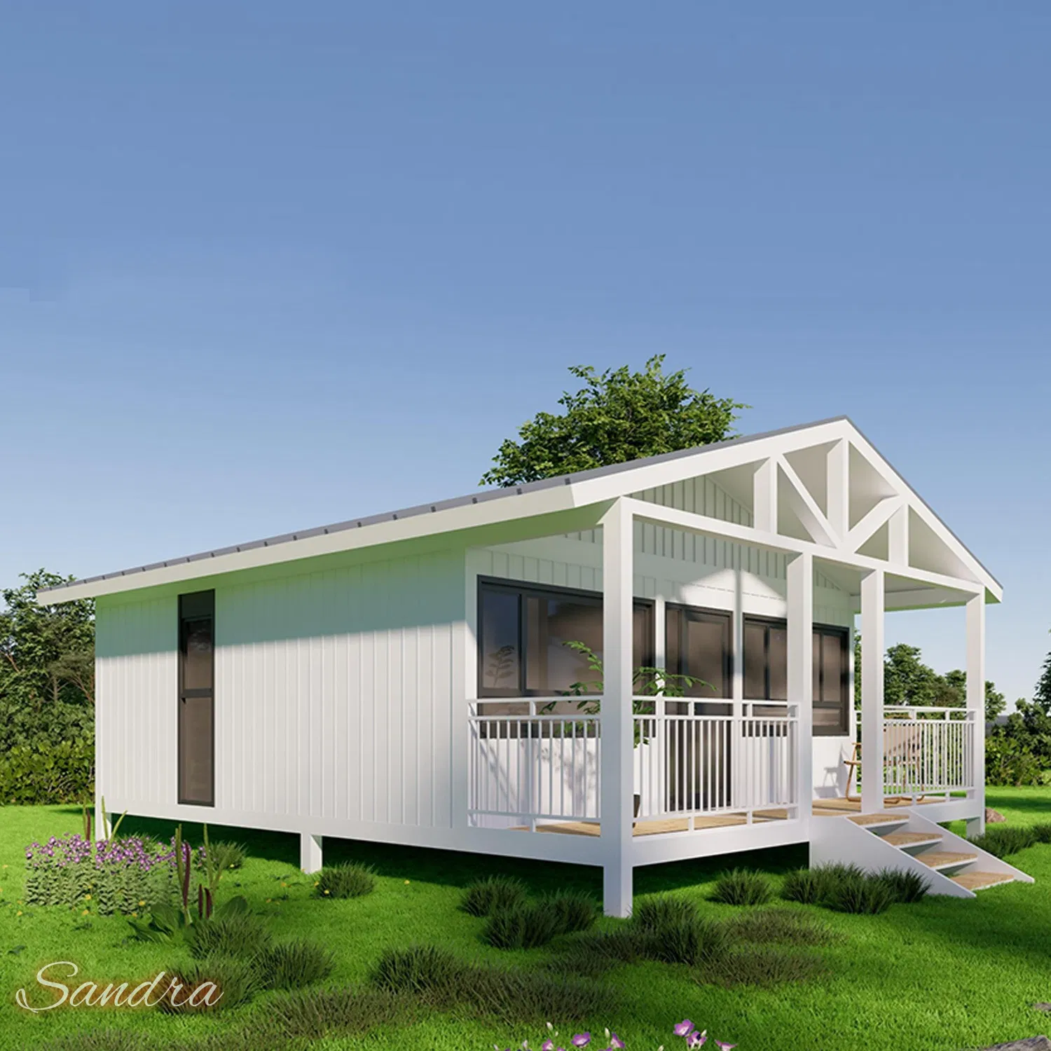 Expandable Container House 30 FT Ready Made Collapsible Mobile Home