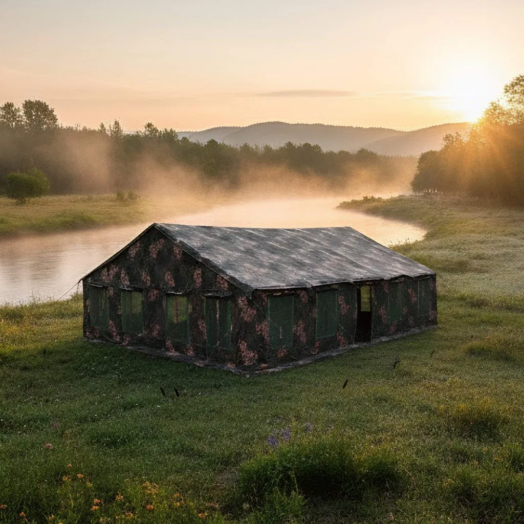 Windproof Rainproof Emergency Tent Heavy Duty Disaster Relief Shelter for Humanitarian Relief Project