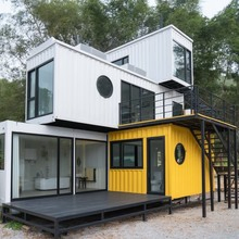 Prefabricated House Temporary Office Commercial Custom Container Mobile Shop
