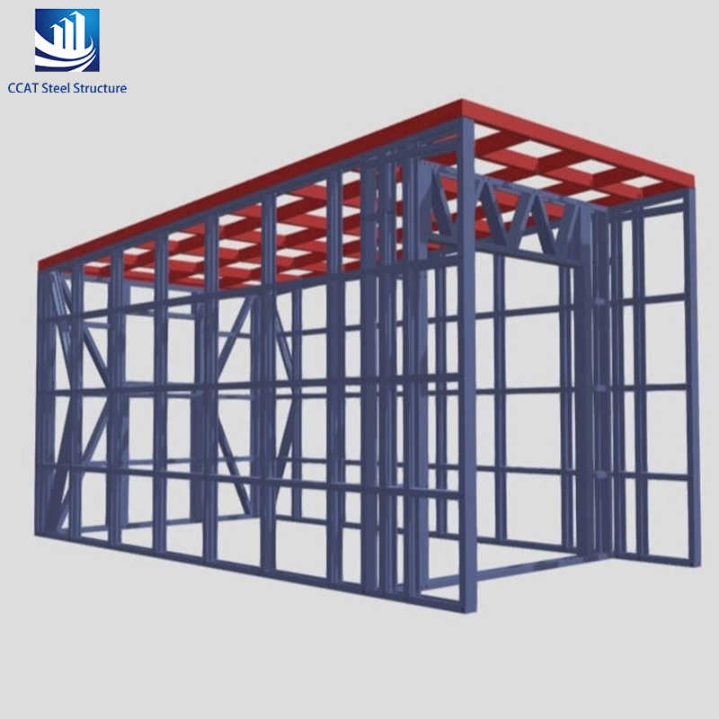 Prefab Prefabricated Industrial Metal Materials High-Rise Building Steel Structure Warehouse/Hotel/School/Hospital