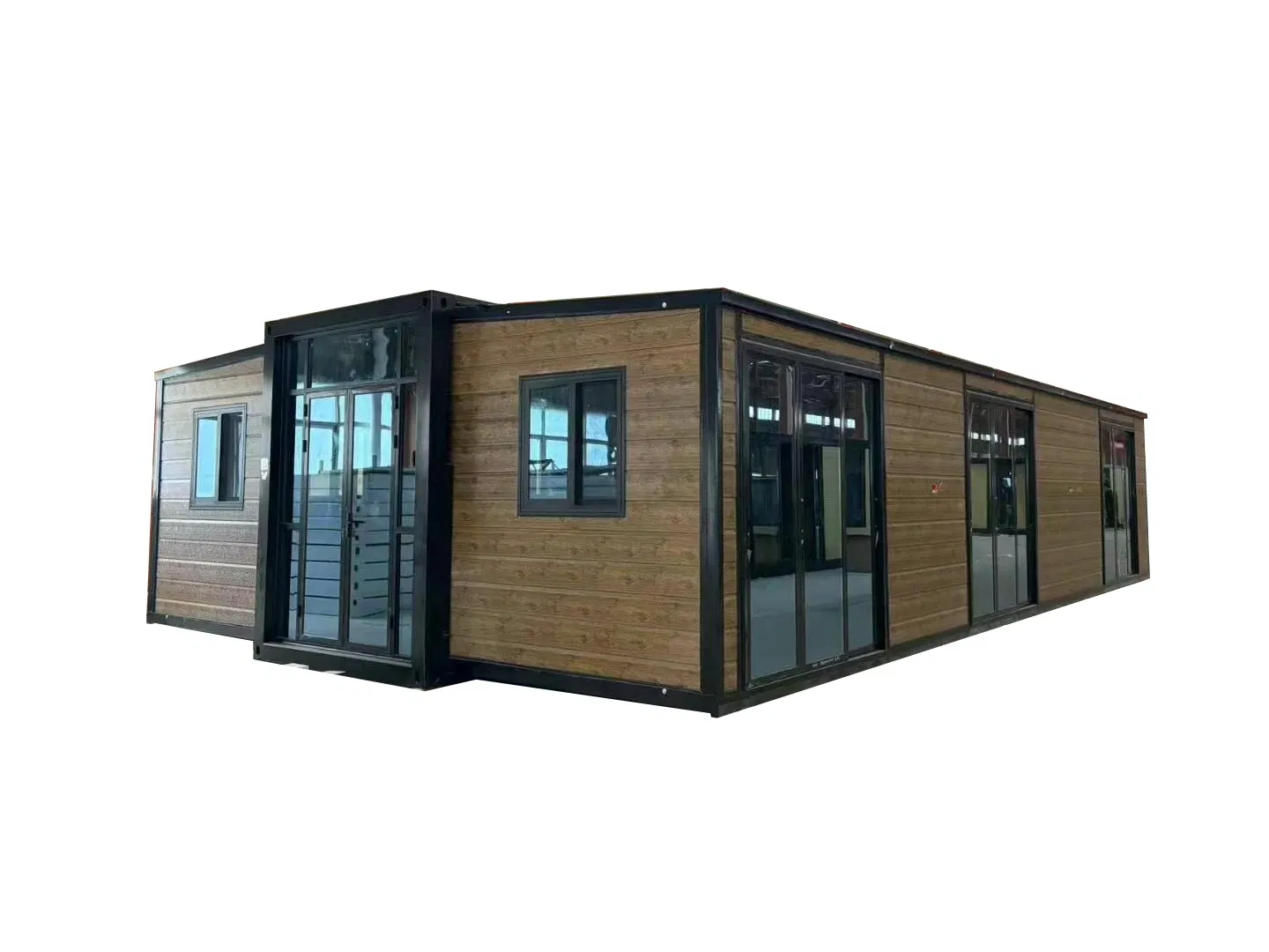 SSR Factory Customized 20/30/40FT Expandable Folding Steel Container House Portable Prefabricated Modular Office Building