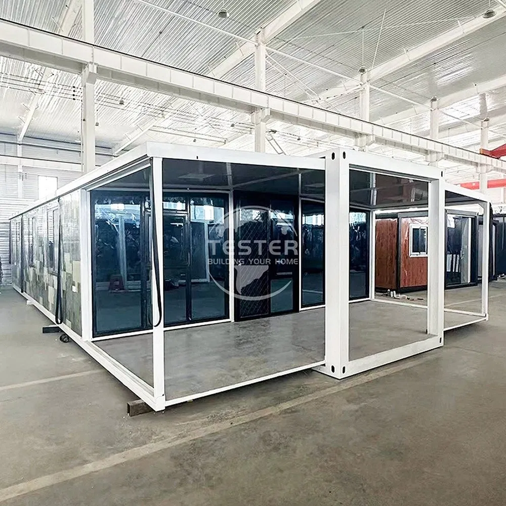Soundproof Galvanized 30FT Modular Mobile Steel Frame Container Home for Office Facility Sites