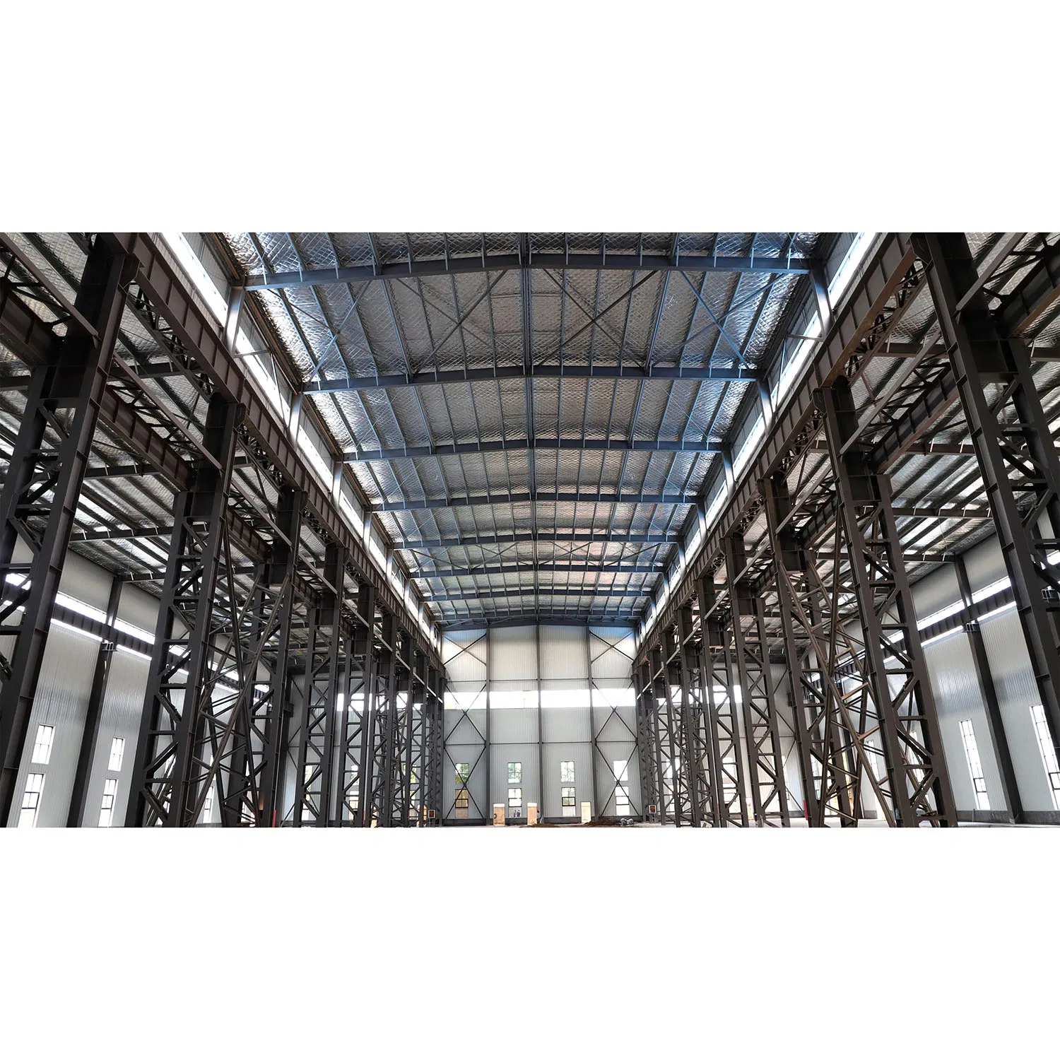 Pre-Engineering Prefabricated/ Prefab Building Workshop Building Warehouse Building Light Industrial Design Workshop Steel Frame Structure