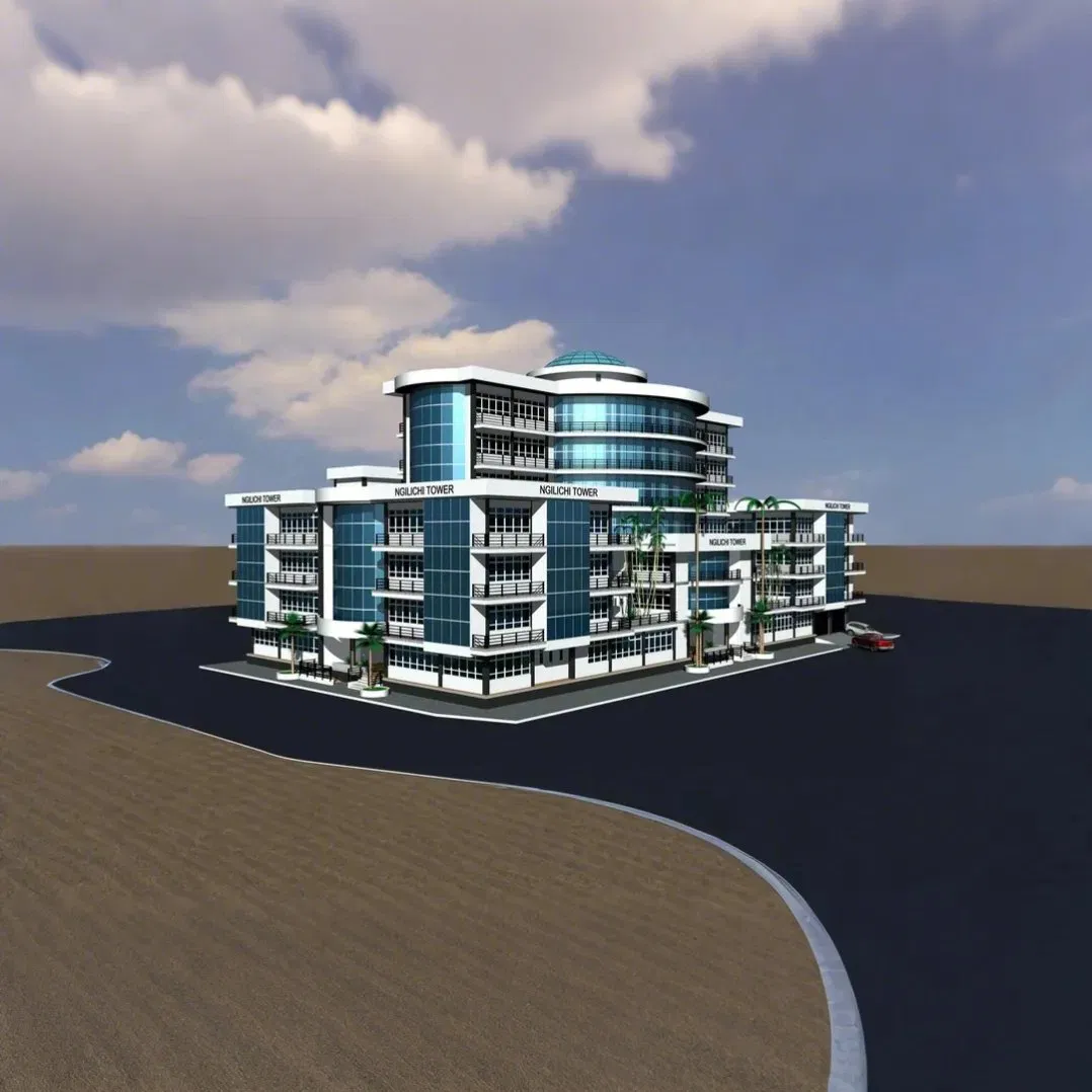 Multi-Story Prefabricated Materials Real Estate Construction Steel Structure Building for Office