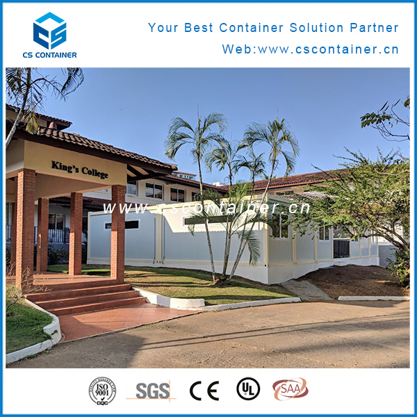 Flat Pack Container House, Office Modular Container House Two Floor Container Building