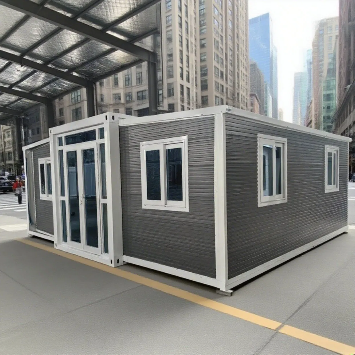 Quick Assembly Portable Workforce Mining Weatherproof Housing Mobile Construction Site Accommodation