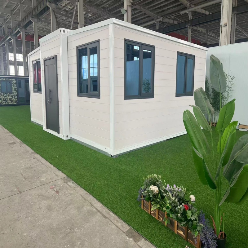 Prefabricated Expandable and Collapsible Fast Installation Bathroom Fitted Container Home