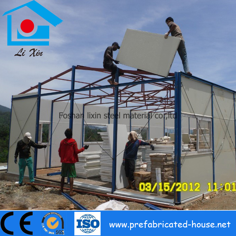 Fast Installing Victims Modular House Prefabricated Steel Frame Home