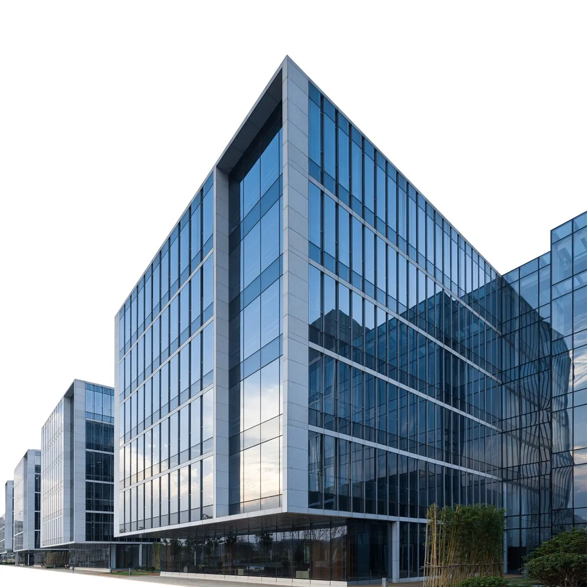 Prefab Residential Commercial Building Three Storey Office Buildings Steel Structure Prefabricated School Office Apartment Building