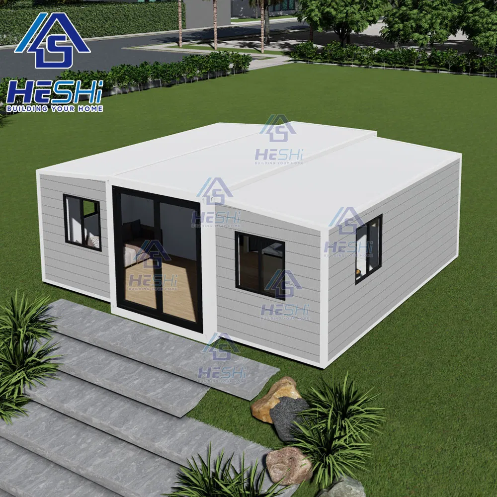 Waterproof Prefab 20FT 30FT 40FT Luxury Movable Home Two Bedroom Prefabricated Light Steel Expandable Container House