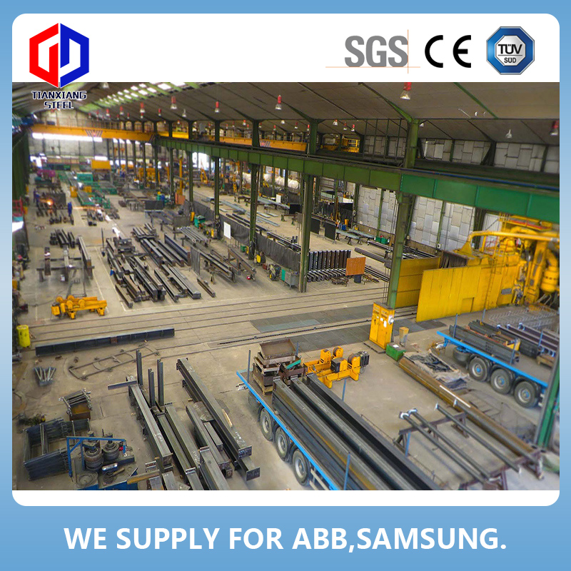 Q355 Custom Industrial Prefabricated Pre Engineered Metal Structural Steel Frame Structure Construction Prefab Warehouse Workshop Factory Storage Building