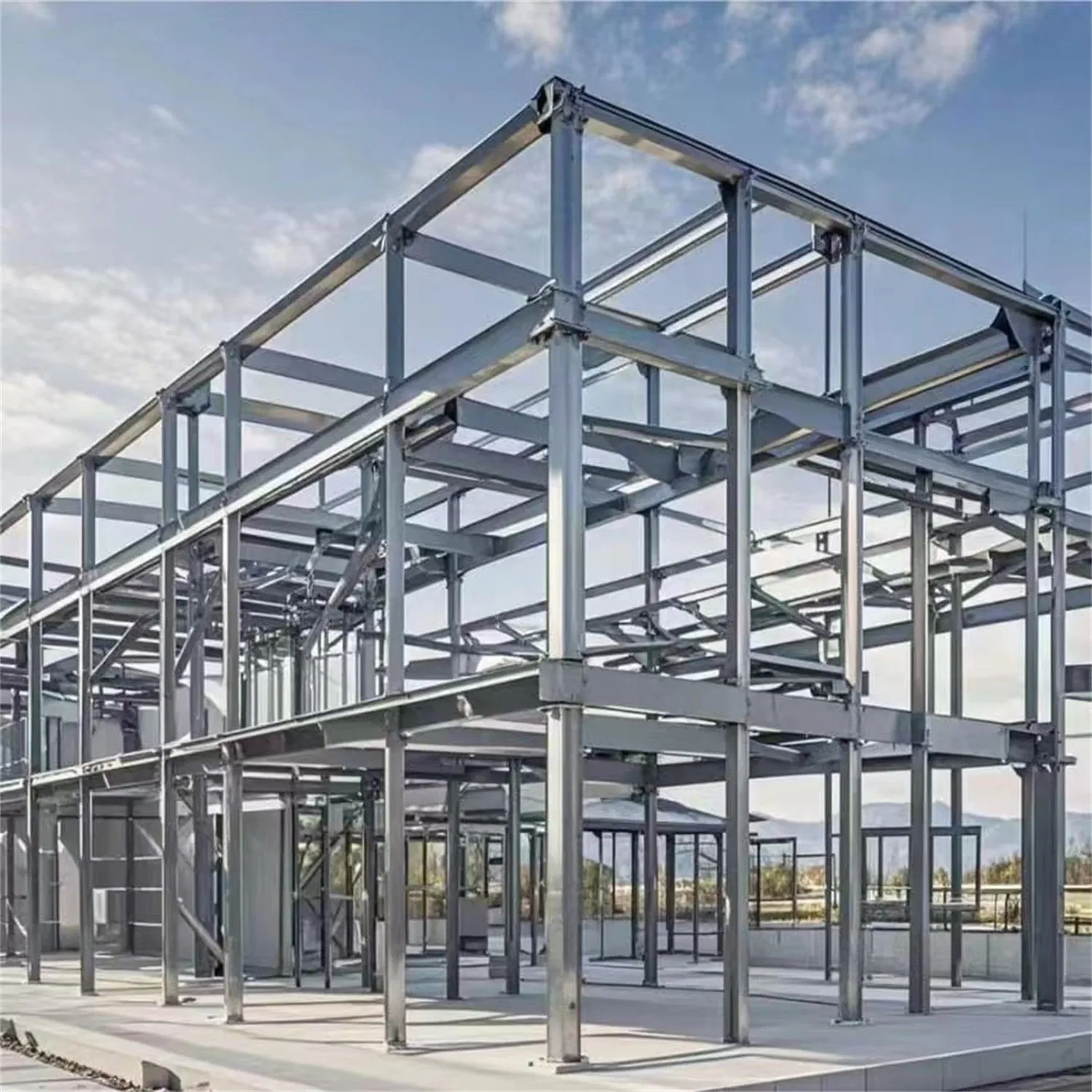 China Factory Price Metallic Prefabricated Industrial Construction Design Prefab Steel Structure Building for Warehouse/Mall/Supermarket/Shed/School