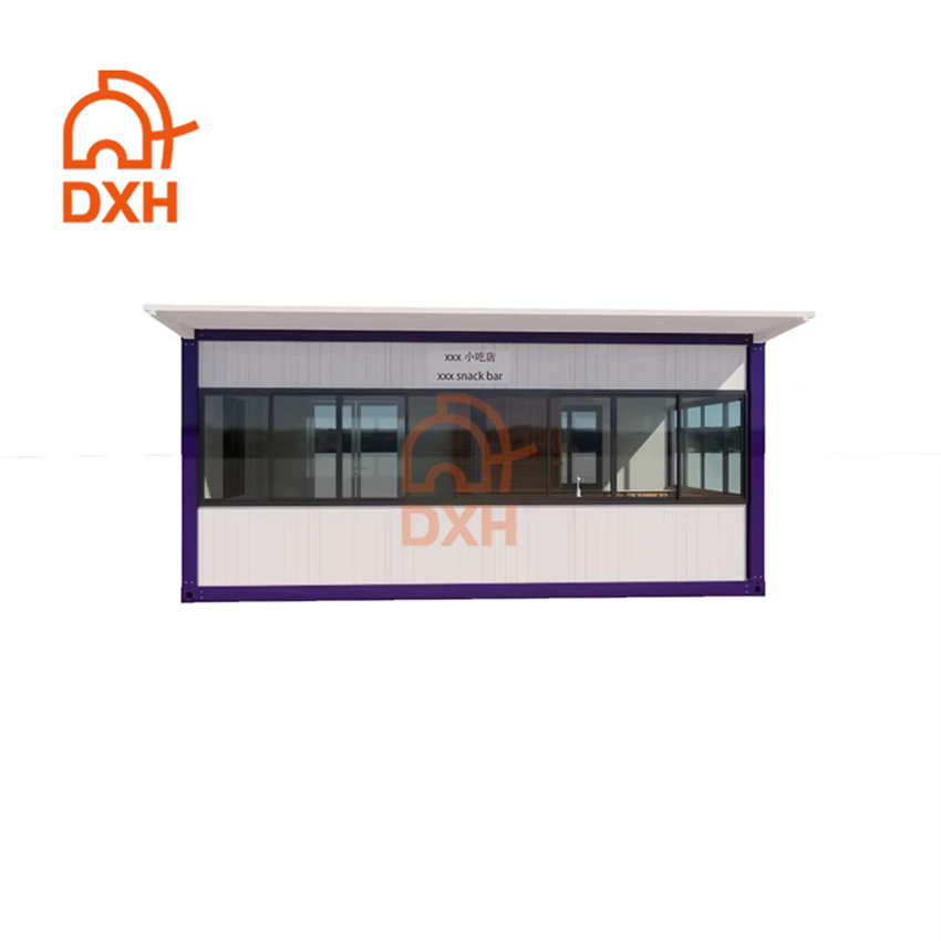 Dxh Manufacture Dormitory Resort Fireproof Ready to Living Office Portable Library Outdoor Medical Station Steel Frame Modular Container House Home