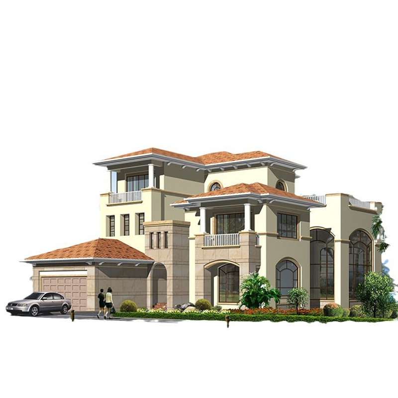 Free Design Light Steel Structure Prefabricated Luxury Villa