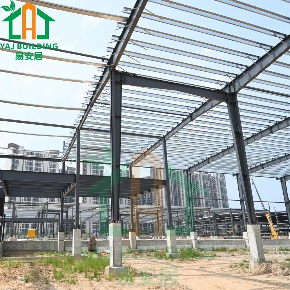 Prefab Warehouse Factory Workshop OEM ODM Building Metal Chicken Farm Building School Steel Structure House