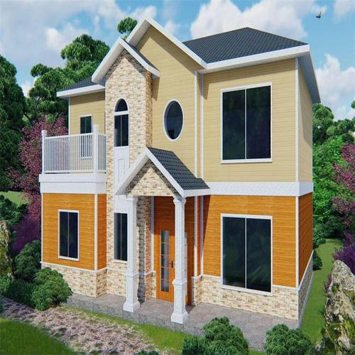 Luxury Light Prefabricated Multi-Storey Quick-Install Steel Structure Villa for Office/Hotel/Residential