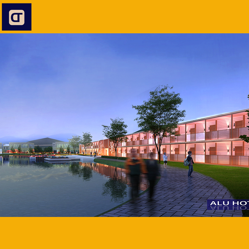 Multi-Story Luxury Modular Hotel Integrated Housing Mobile Building Prefabricated Building