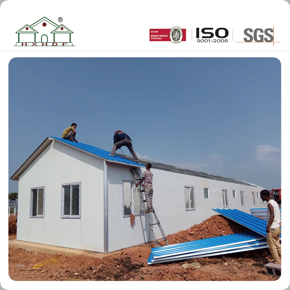 Prefab Light Steel EPS Sandwich Panel House/Dorm/Office in Ethiopia
