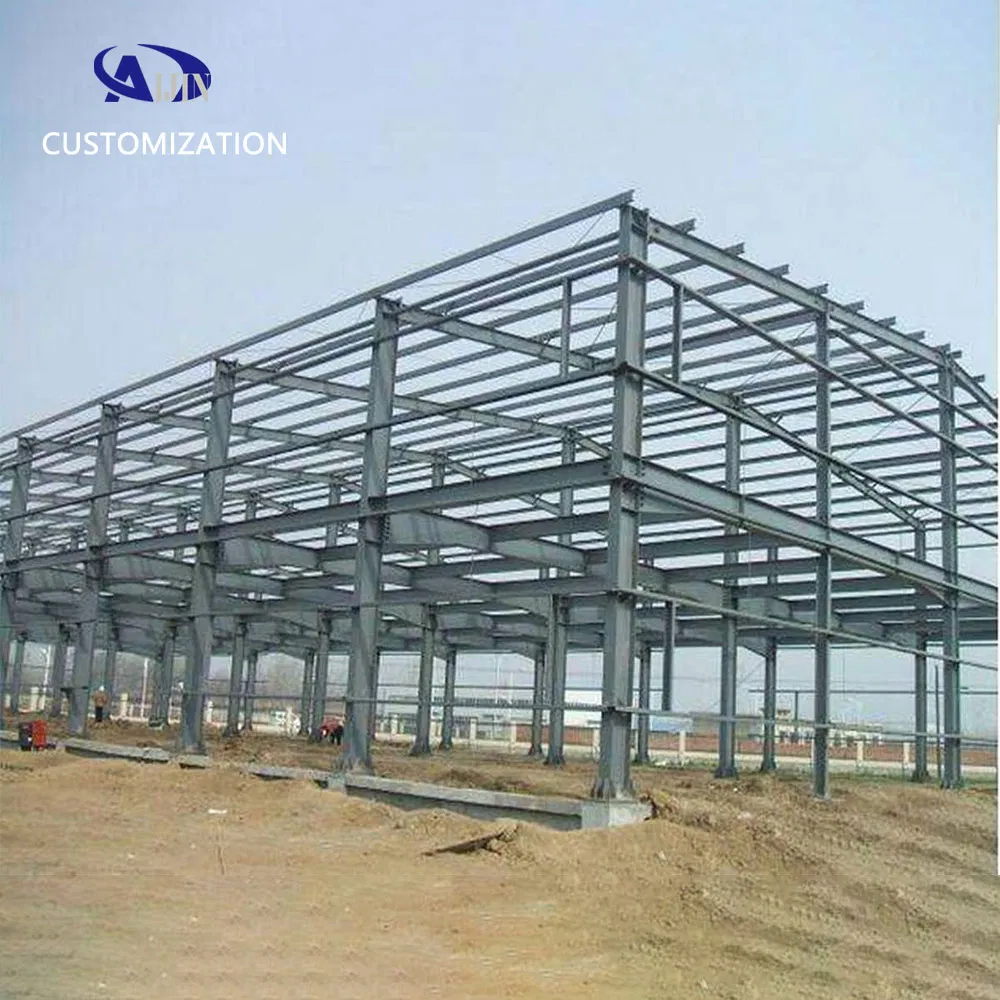 Large Span Steel Space Frame Structure Warehouse Multi-Story Pre Fabricated Steel Building Structural