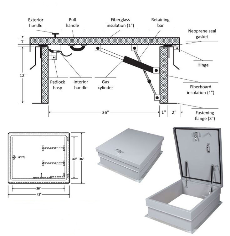 Ground Floor Indoor Safe Disaster-Proof House for Valuables Secluded Safe Emergency Shelter